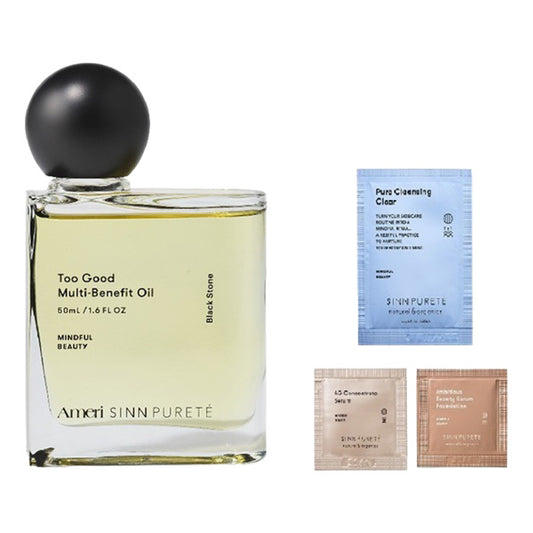 Sinn Purete' Too Good Multi-Benefit Oil Black Stone + Lami Sample Set Limited Edition, 50ml (Black Stone)