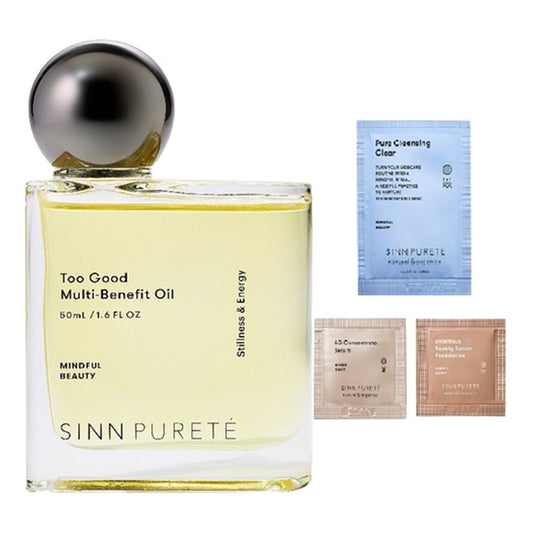 Sinn Purete' Too Good Multi-Benefit Oil Stillness & Energy + Lami Sample Set Limited Edition, 50ml (Stillness & Energy)