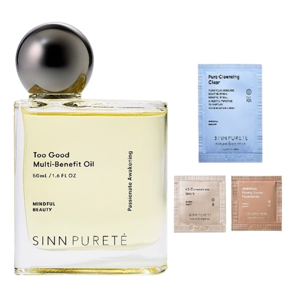 Sinn Purete' Too Good Multi-Benefit Oil Passionate Awakening + Lami Sample Set Limited Edition, 50ml (Passionate Awakening)