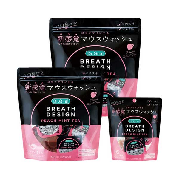 Dr. Oral Breath Design 2-Pack Bonus Set, 10ml x 37 (Peach Mint Tea)