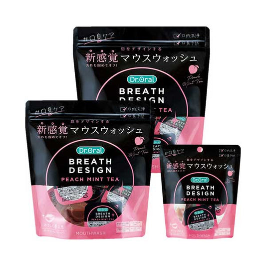 Dr. Oral Breath Design 2-Pack Bonus Set, 10ml x 37 (Peach Mint Tea)
