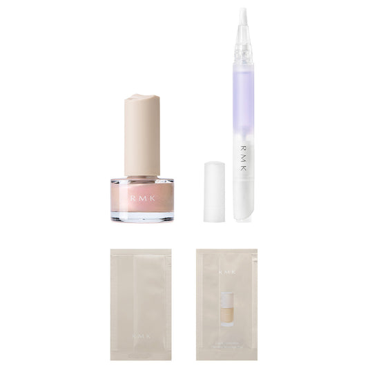 RMK Shine Lash Nail Color 02 Special Set (02 Nose Kiss Pink)
