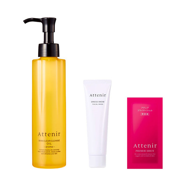 Attenir Cleansing & Dress Snow Face Wash Booster Set, 175ml