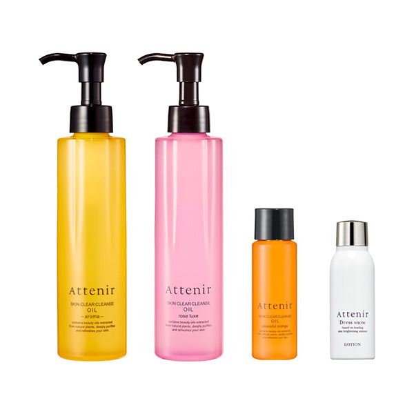 Attenir Cleansing Aroma Rose & Cleansing Orange Whitening Lotion Mini Set, 175ml
