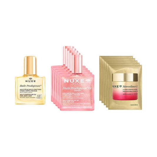 NUXE Prodigieux Oil Mini Kit, 10ml, 1.5ml×5, 1ml×5