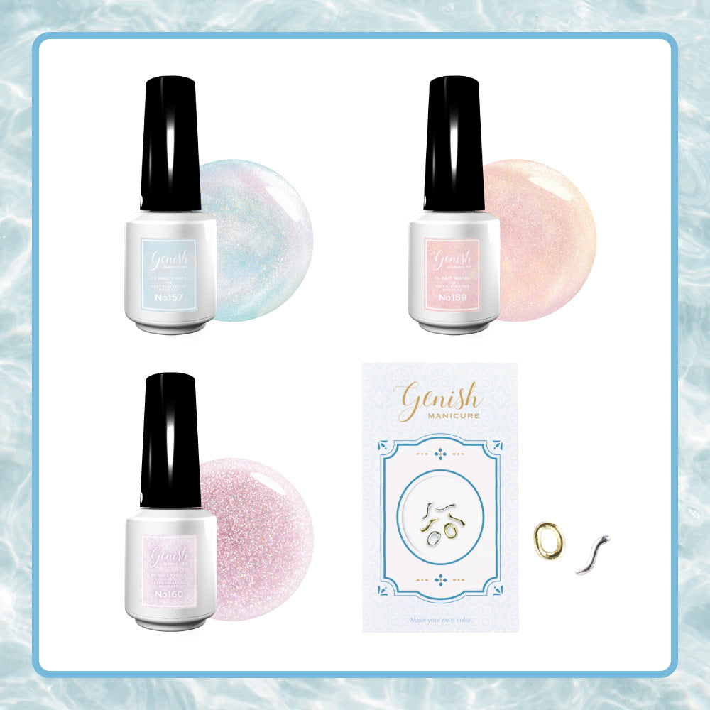 Genish Manicure Genish Manicure 2026 Summer Limited Colors with Parts Set, 8ml