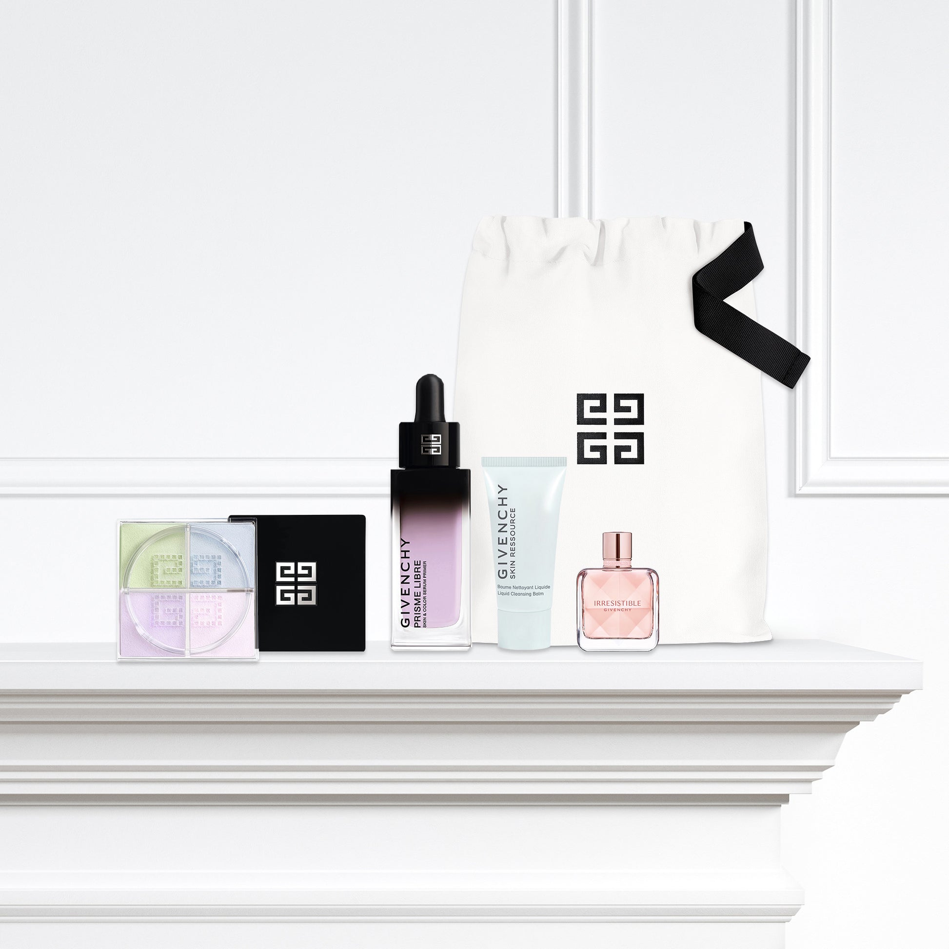 GIVENCHY Prisme Libre Primer & Powder Base Makeup Kit (No.01 + Purple)