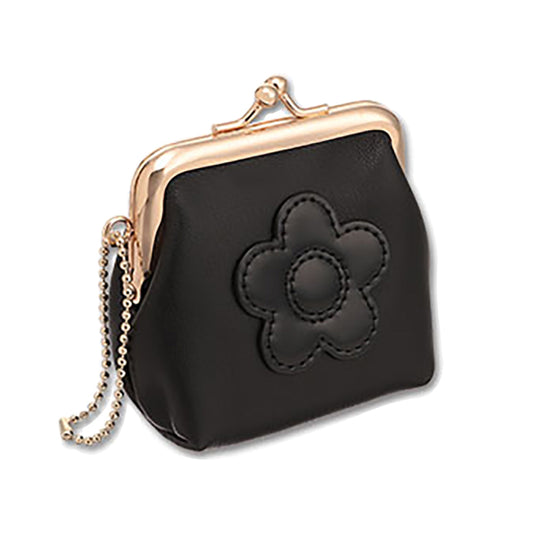 MARY QUANT Simple Daisy Mark 2 Mini Pouch (Black)