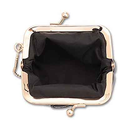 MARY QUANT Simple Daisy Mark 2 Mini Pouch (Black)