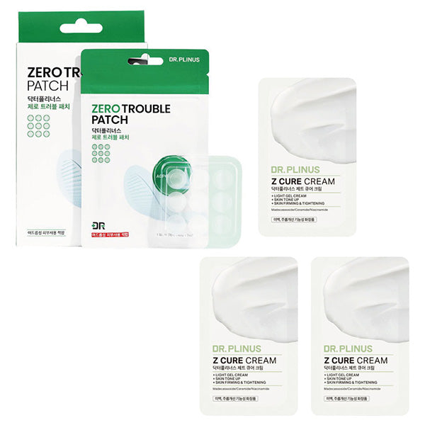 DR.PLINUS Zero Trouble Patch + Z Cure Cream Sample Set