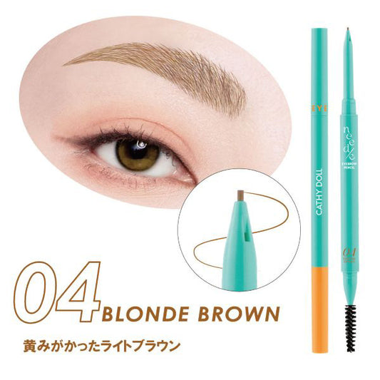 CathyDoll Needle Eyebrow Pencil (04 BLONDE BROWN)