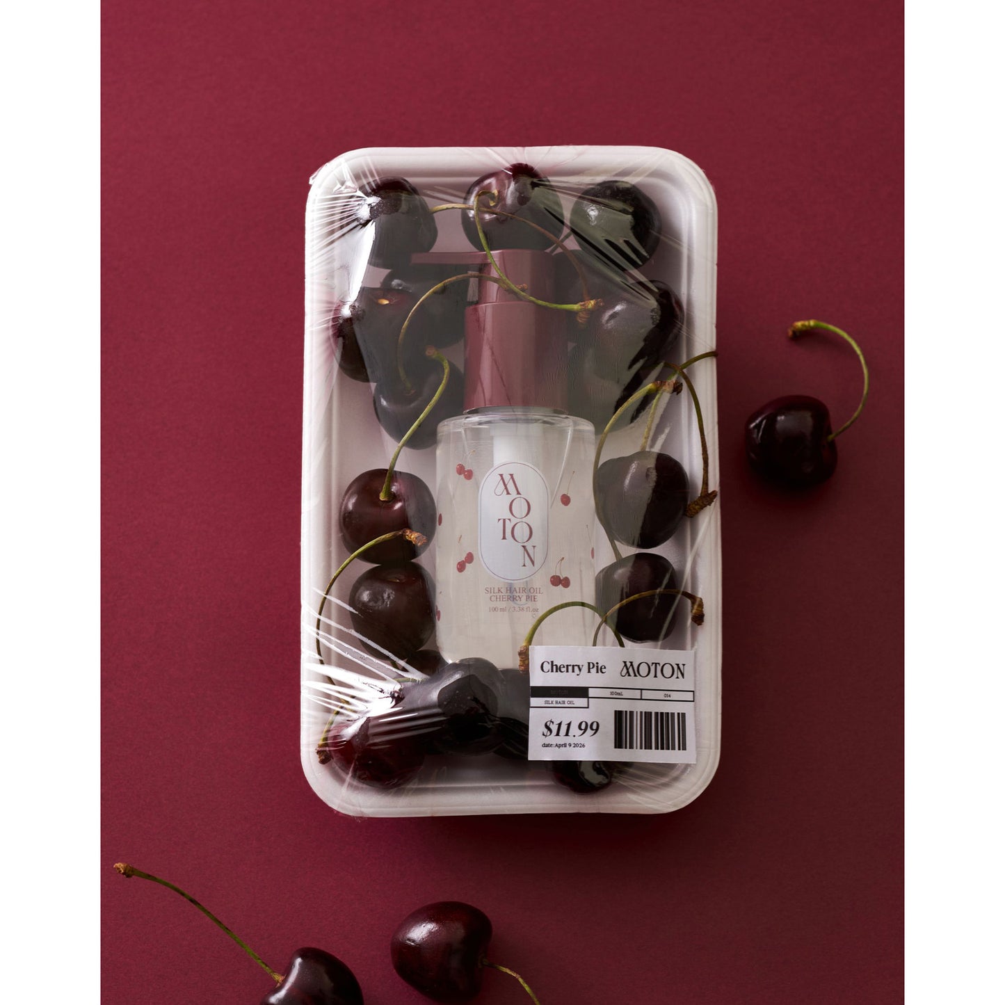 MOTON Silk Hair Oil (CHERRY PIE), 100ml