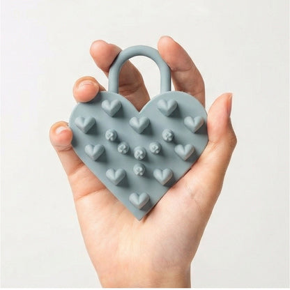 Sinn Pureté Heart Lock Scalp Brush Soft (Blue Gray)