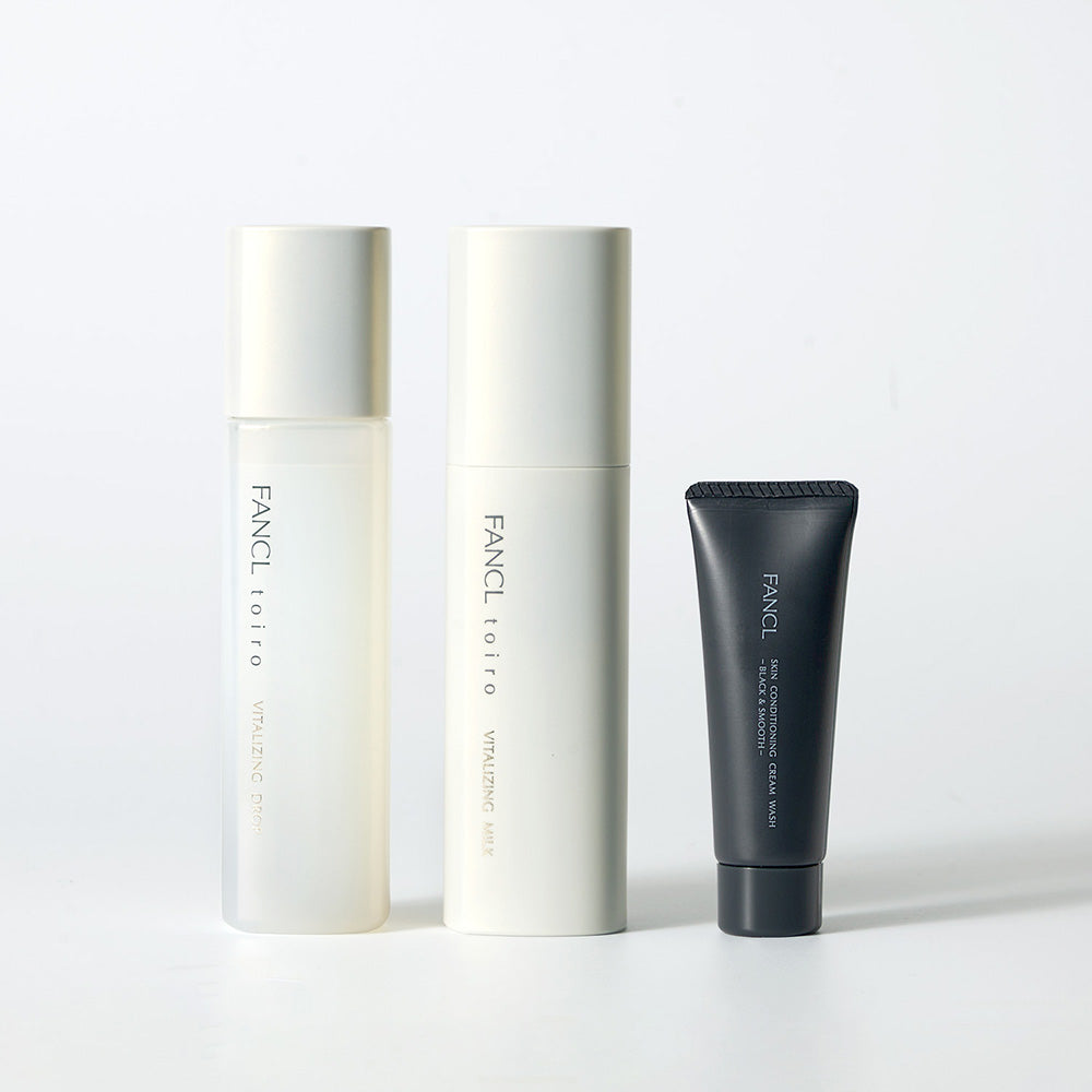 FANCL Toiro Vitalizing Mini Facial Wash Limited Set, 120ml