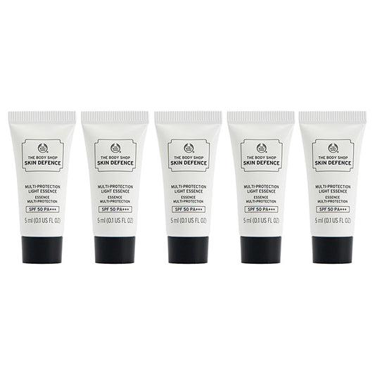 THE BODY SHOP Limited Edition Skin Defense Multi Protect Light Essence, SPF50,, 5ml×5