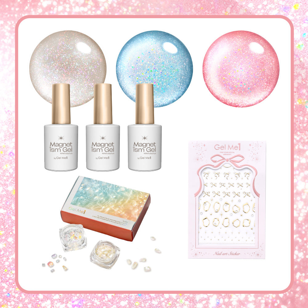 Gel Me 1 Magnetism 2026 Summer Limited Colors with Parts Set B, 10ml