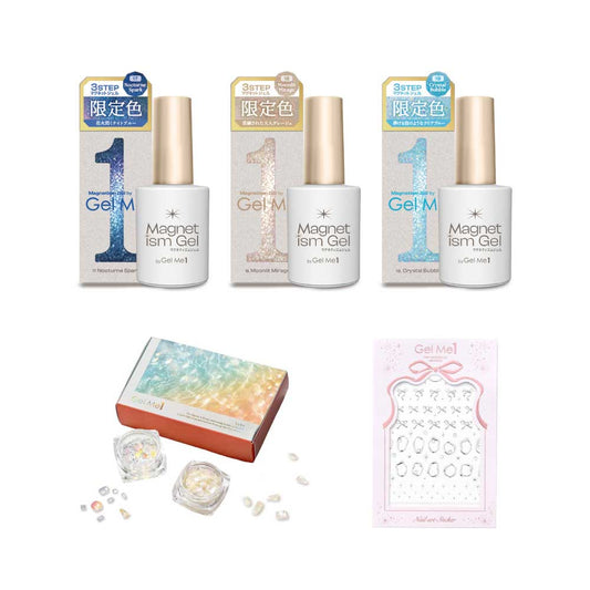 Gel Me 1 Magnetism 2026 Summer Limited Colors with Parts Set A, 10ml