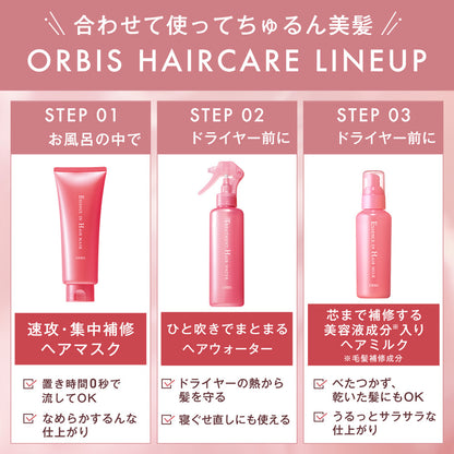 ORBIS Essence In Hair Milk Refill Set of 2, 140g x2 (Fragrance-Free)