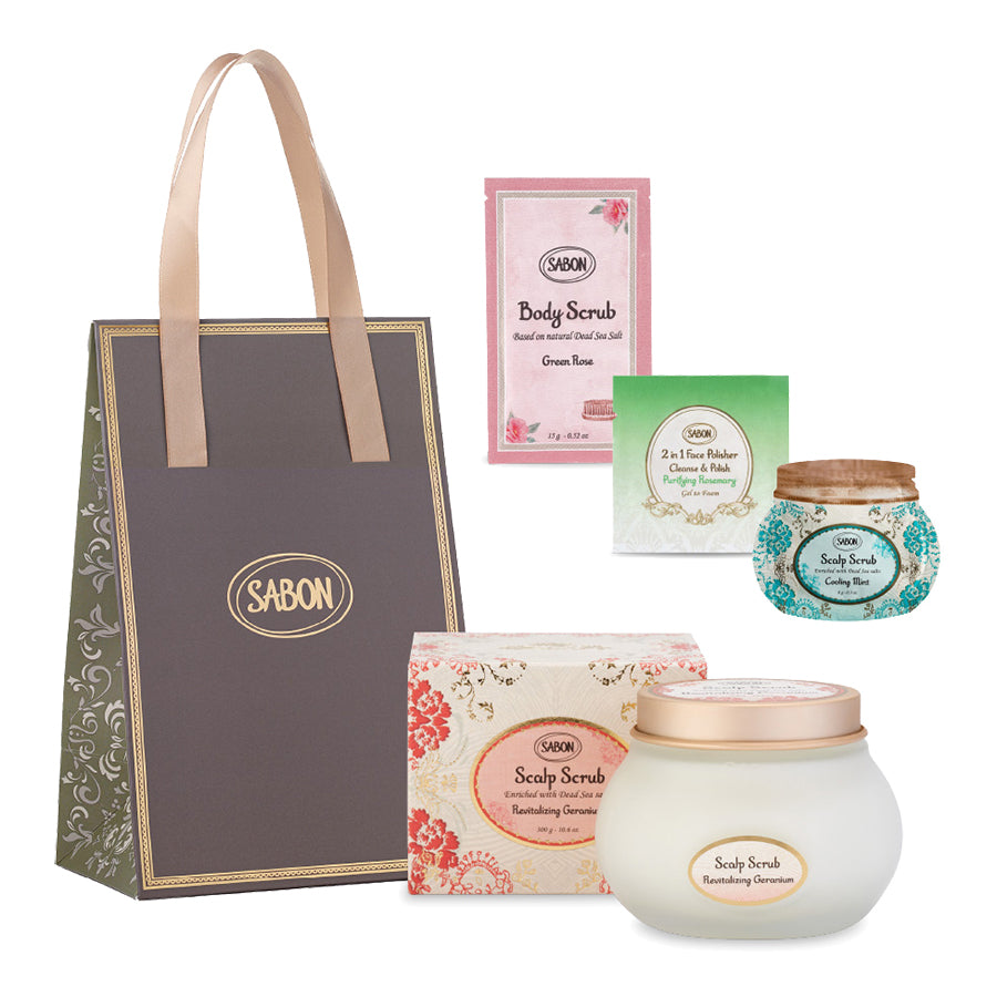 SABON Head Scrub Kit Geranium 2026, 300g