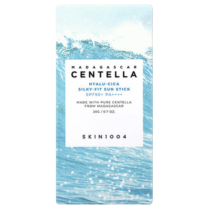 SKIN1004 Madagascar Centella Hyalu-Cica Silky Fit Sun Stick SPF50+ PA++++, 20g