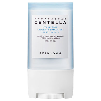 SKIN1004 Madagascar Centella Hyalu-Cica Silky Fit Sun Stick SPF50+ PA++++, 20g
