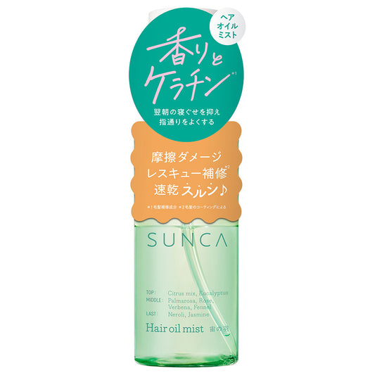 msh SUNCA Hair Oil Mist Sora no Hane, 100ml (Palmarosa & Neroli)