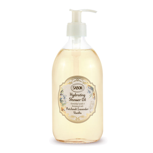 SABON Hydrating Shower Oil (Patchouli Lavender Vanilla), 500ml