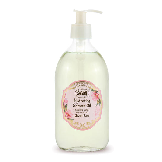 SABON Hydrating Shower Oil (Green Rose), 500ml