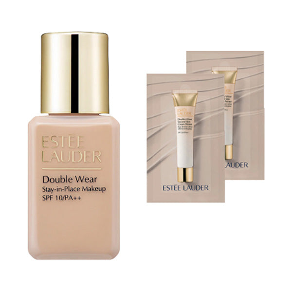 Estee Lauder Double Wear Stay-in-Place Makeup N Limited Set (1W2 Sand), 15ml, 1ml×2