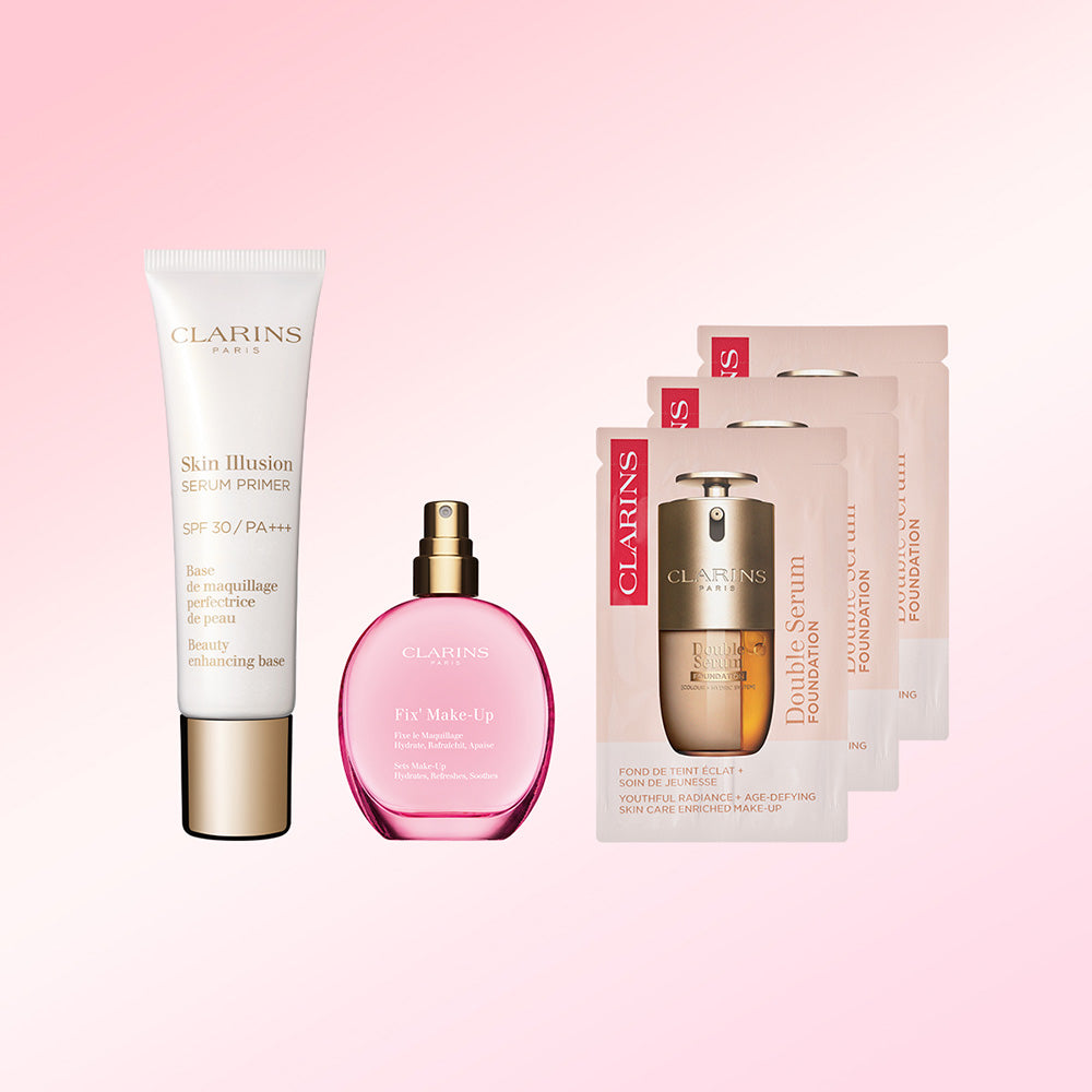 CLARINS Serum Primer Radiant Skin Keep Kit, 30ml