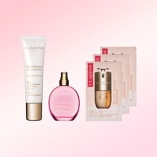 CLARINS Serum Primer Radiant Skin Keep Kit, 30ml