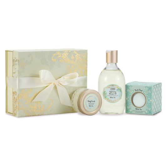 SABON Sweet Bath Time Kit (White Tea), 300ml, 1 piece, 60g