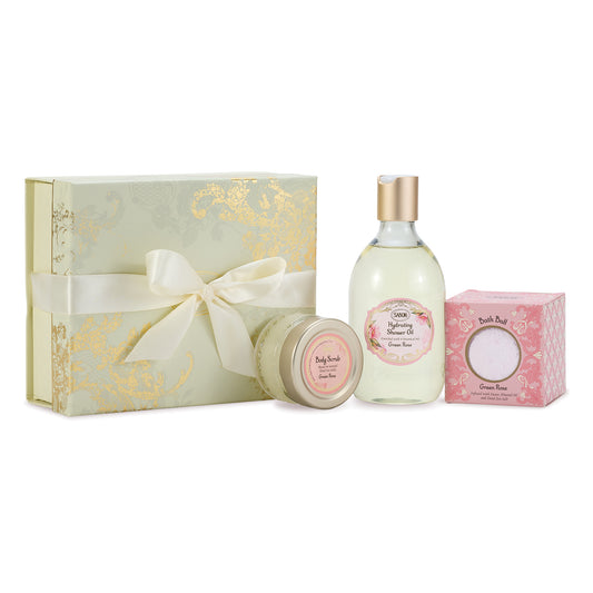 SABON Sweet Bath Time Kit (Green Rose), 300ml, 1 piece, 60g