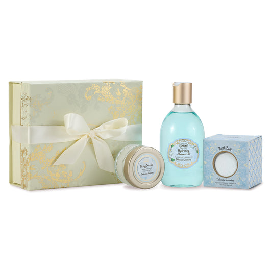 SABON Sweet Bath Time Kit (Delicate Jasmine), 300ml, 1 piece, 60g