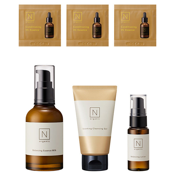 N organic Basic Essence Milk Starter Set Limited Edition, 60ml