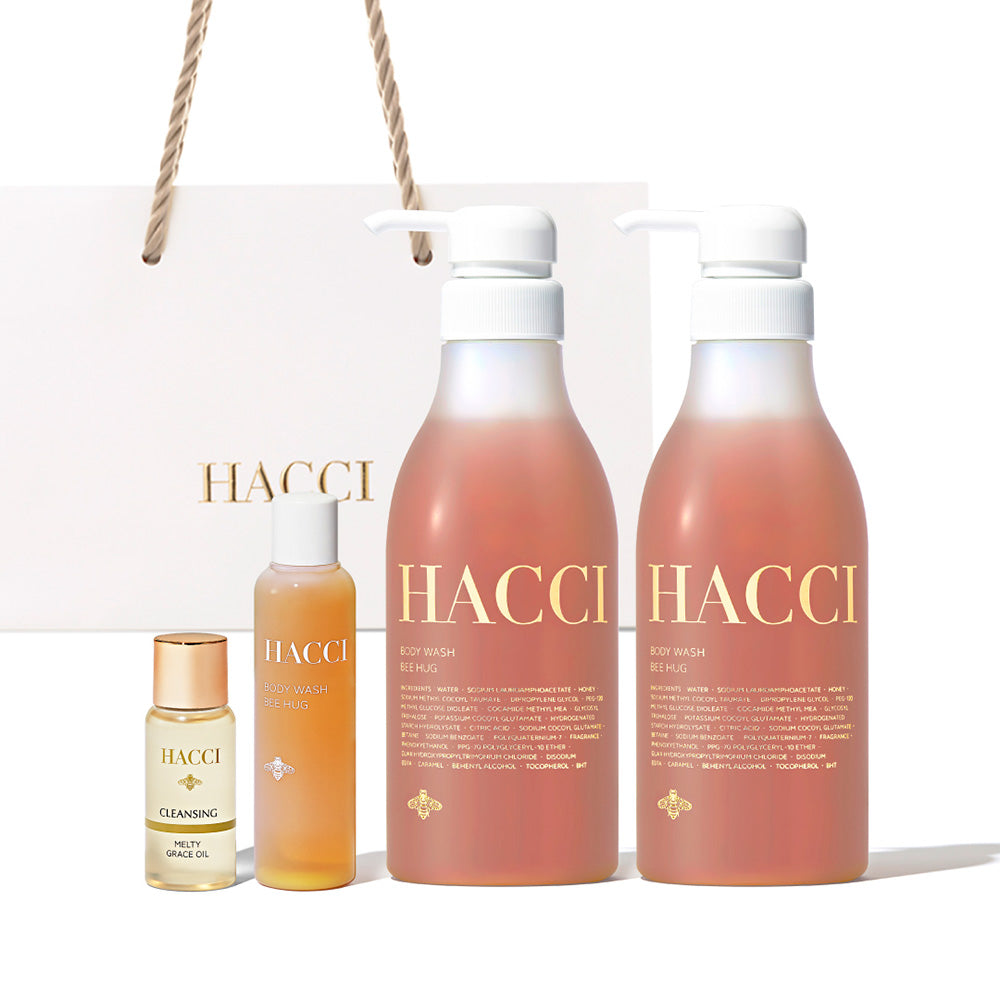 HACCI Body Wash BEE HUG Special Set, 385ml