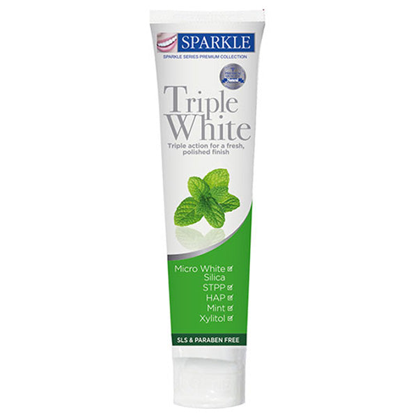 Sparkle Triple White Toothpaste (Green), 100g