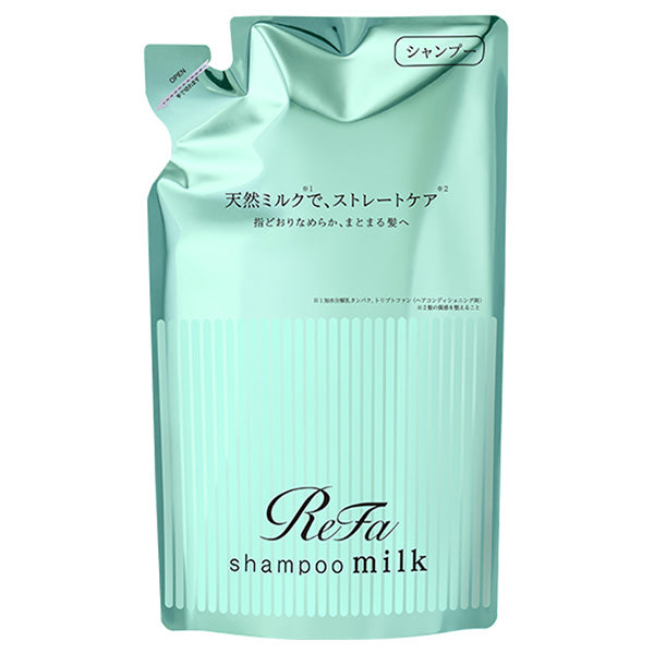 ReFa MILK PROTEIN SHAMPOO STRAIGHT Refill (Misty Savon Milk), 430ml