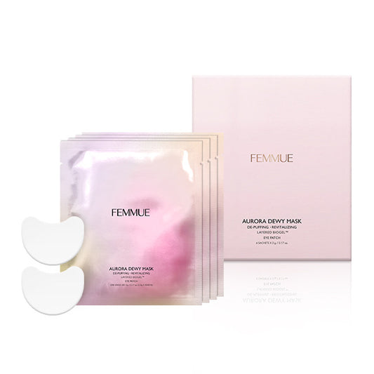 FEMMUE Aurora Dewy Mask Eye Patch DR Limited Edition, 5g x 4 Sets