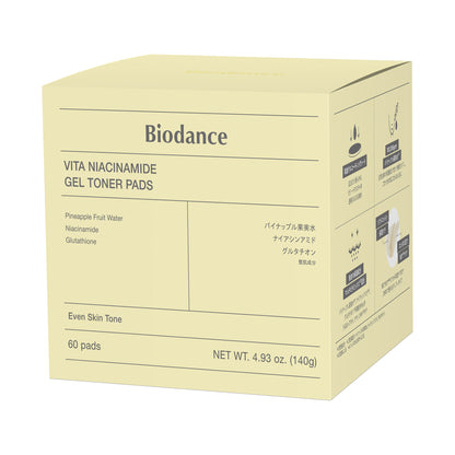Biodance Vita Gel Toner Pad, 60 sheets, 140g