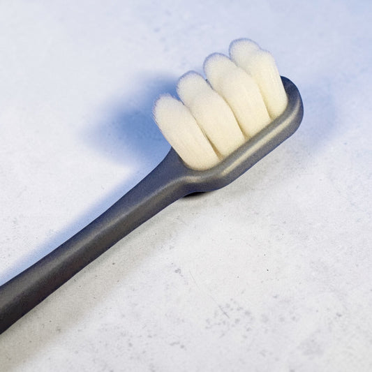 Heart Mark Ag+ Antibacterial Ultra-Fine Toothbrush Set (Gray), 2 pieces