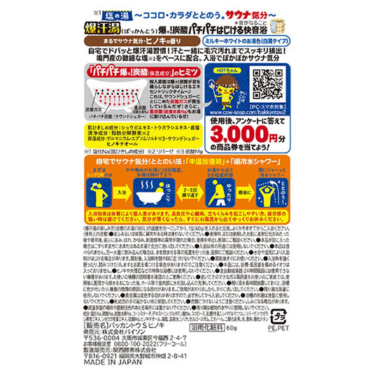 Bakkanto Salt Bath (Hinoki), 60g