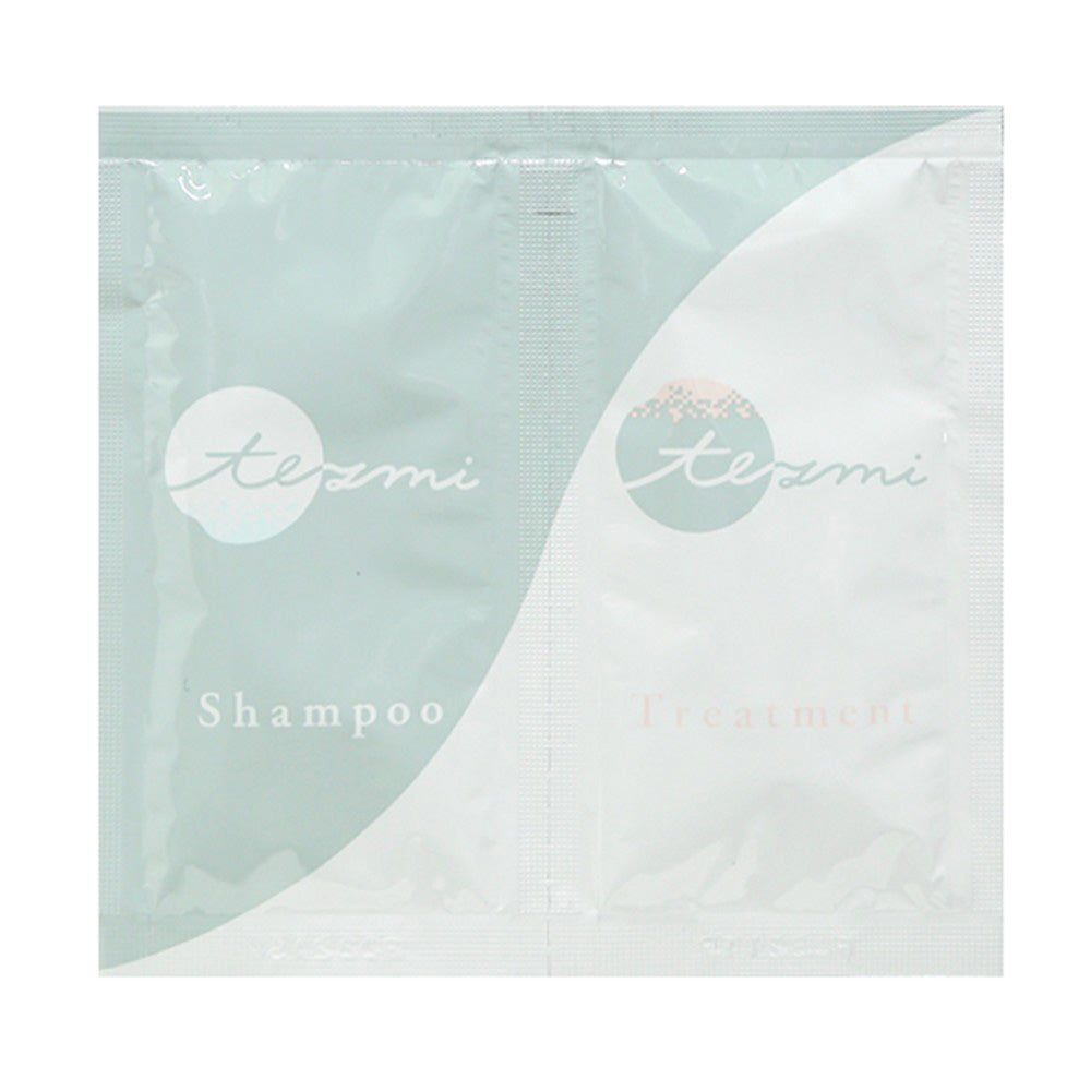 tezmi Moisture Repair Shampoo & Treatment Pouch (Fruity Ume), 10ml, 10g