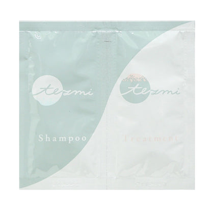 tezmi Moisture Repair Shampoo & Treatment Pouch (Fruity Ume), 10ml, 10g