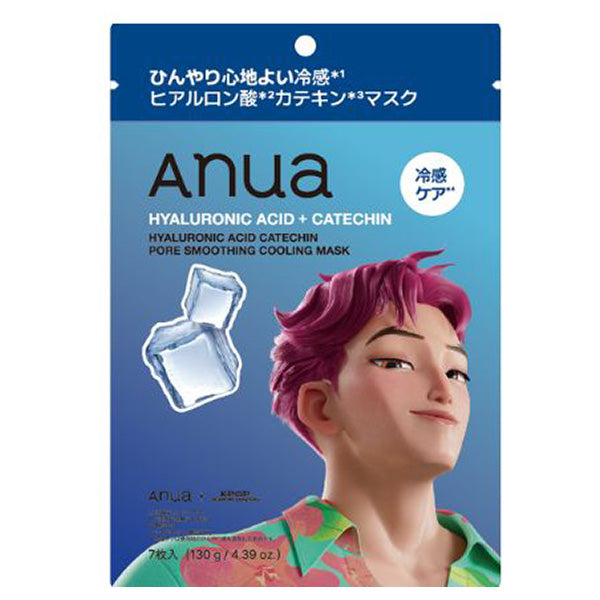 Anua KPDH Hyaluronic Acid Catechin Cool Mask, 7 sheets