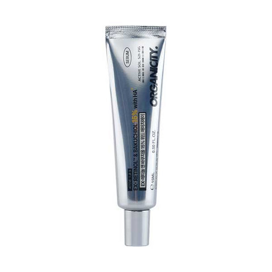 ORGANICITY EX-Retinol & Bakuchiol 15% + Hyaluronic Acid Cream Serum, 15ml