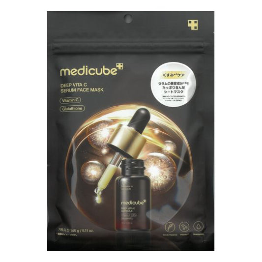 medicube Deep Vita C Serum Face Mask, 7 sheets