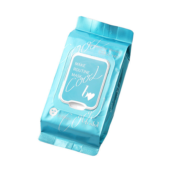 b idol Makeup Routine Mask RC Face Mask (Grapefruit), 21 Sheets
