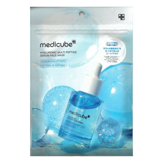 medicube Hyaluronic Acid Multi-Peptide Serum Face Mask, 7 sheets