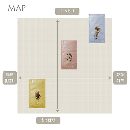 laccche Sheet Mask 6-Piece Box, 19ml×2, 22ml×2, 23ml×2